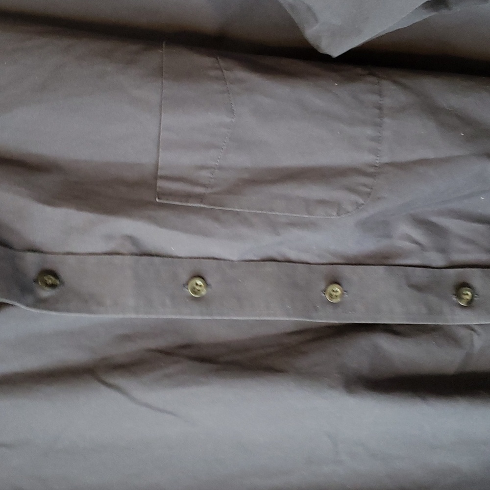 L.L. Bean Blue Button Down Long Sleeve Wrinkle Free XXLarge Regular Shirt - Picture 2 of 5